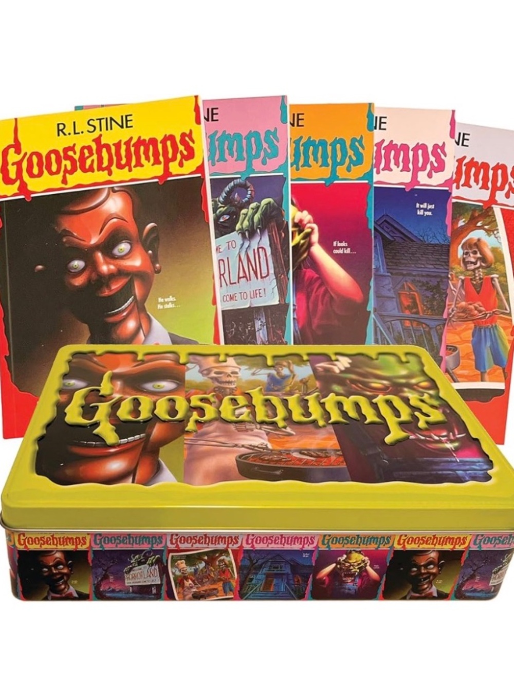 Goosebumps Retro Scream Collection: Limited Edition Tin With 5 Classic Books